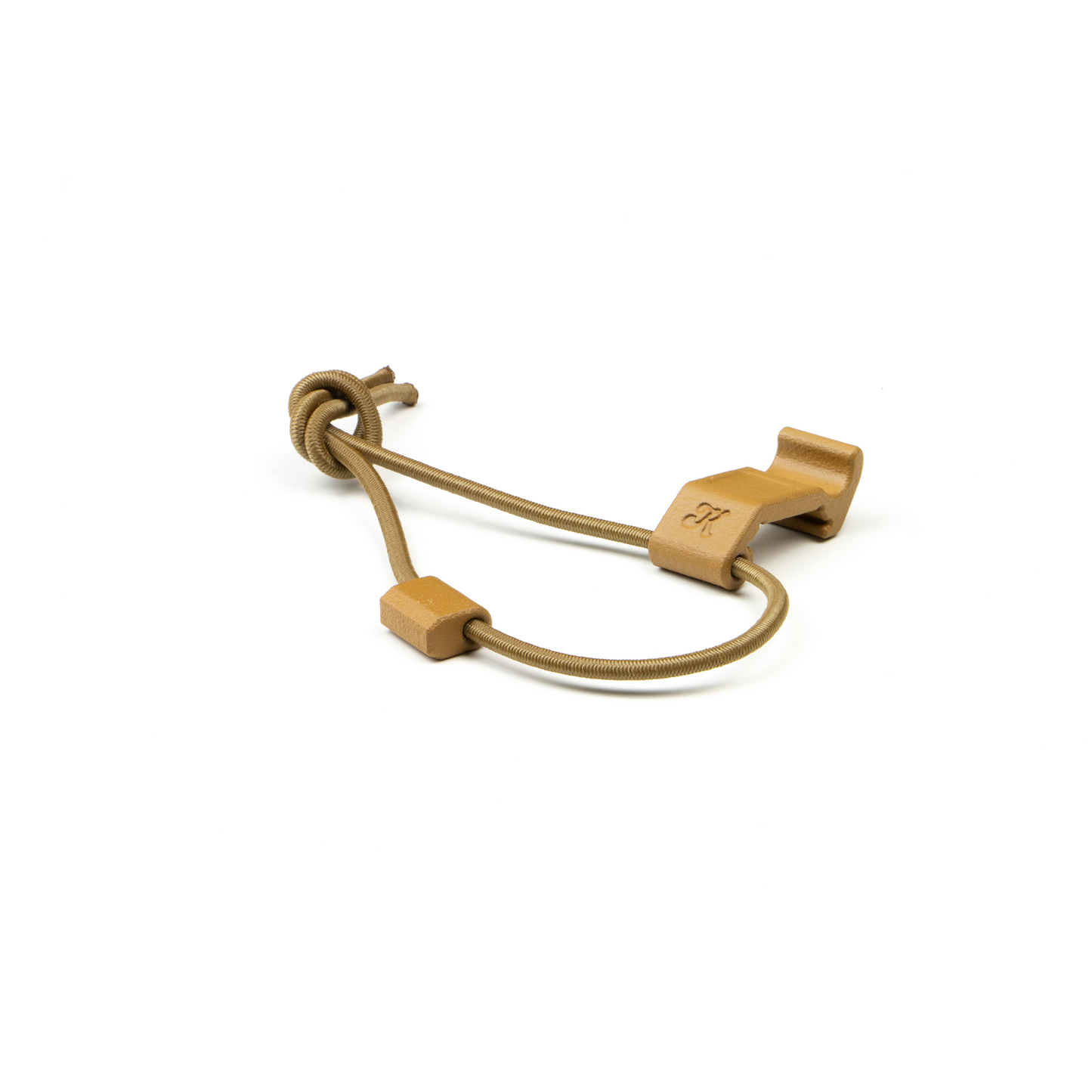 A fde bungee cord sling system designed to be mounted on a Picatinny rail for stowing and deploying a sling.