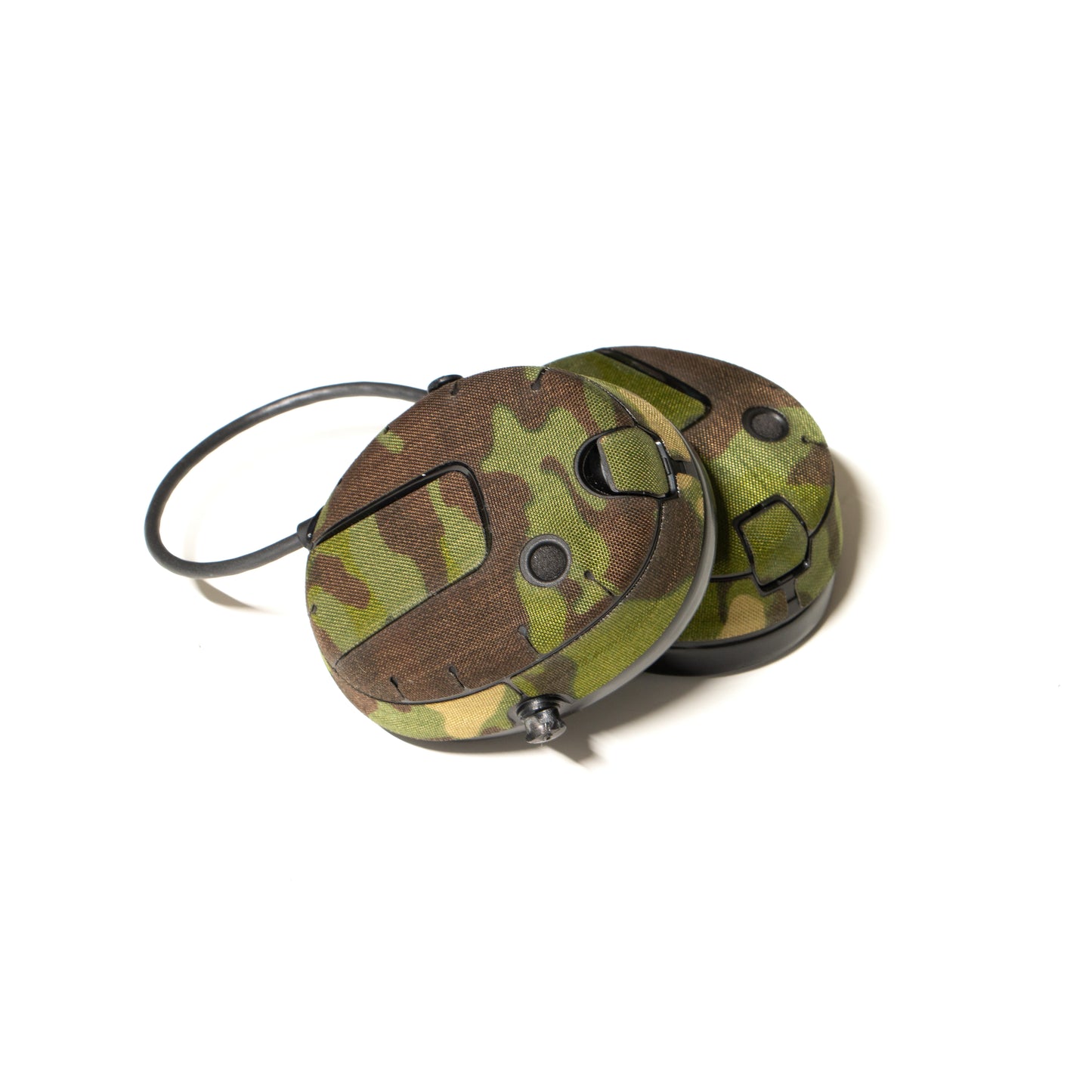 3M PELTOR ProTac III Slim headset with Multicam tropic K.wrap mil‑spec Cordura camo and 3M adhesive for IR resistance & concealment