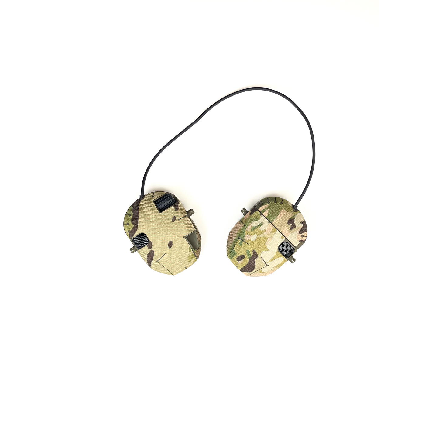 Walker´s Razor headset with Multicam K.wrap mil‑spec Cordura camo and 3M adhesive for IR resistance & concealment