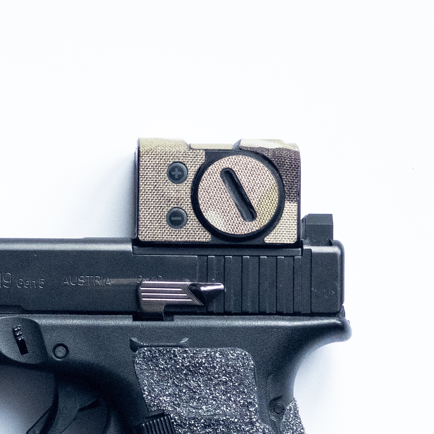 AIMPOINT ACRO C2 with Multicam K.wrap mil‑spec Cordura camo and 3M adhesive for IR resistance & concealment
