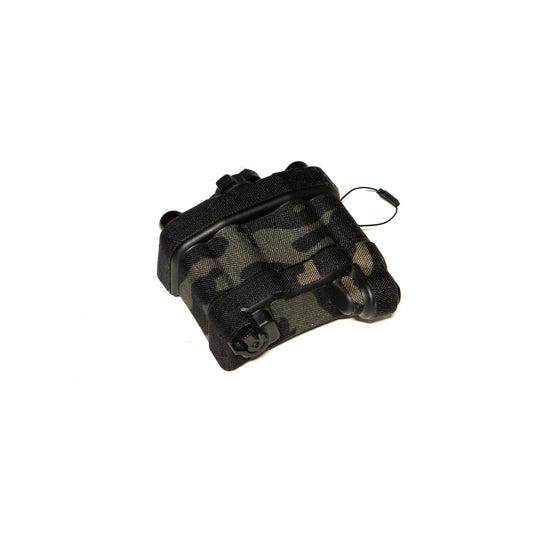 Argus USBP nvg battery pack with Multicam  Black K.wrap mil‑spec Cordura camo and 3M adhesive for IR resistance & concealment