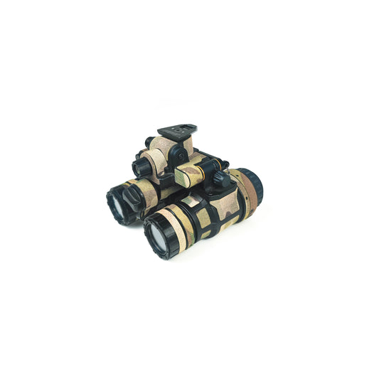 BNVD 1431 Mk2 night vision device with Multicam K.wrap mil‑spec Cordura camo and 3M adhesive for IR resistance & concealment