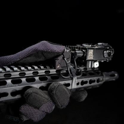 35° angled low-profile mount for ModButton™ Lite on handguard 