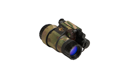 PVS-14 night vision device with Multicam K.wrap mil‑spec Cordura camo and 3M adhesive for IR resistance & concealment