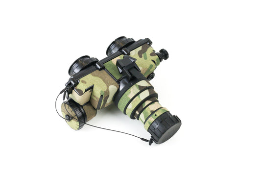 PVS-7 night vision device with Multicam K.wrap mil‑spec Cordura camo and 3M adhesive for IR resistance & concealment