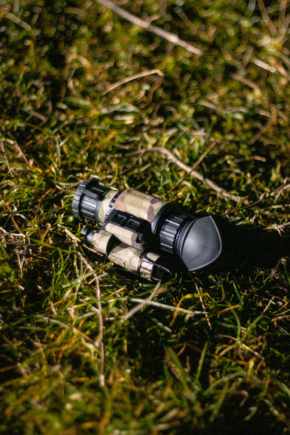 WOLF14 night vision device with Multicam K.wrap mil‑spec Cordura camo and 3M adhesive for IR resistance & concealment